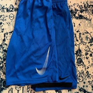 Youths Blue Athletic Shorts
